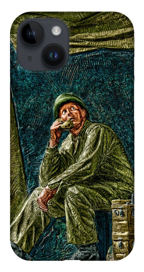 National Wwii Memorial iPhone Case featuring the photograph WWII Radioman by Christopher Holmes