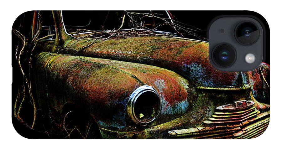Vintage Car iPhone 14 Case featuring the photograph Ye Ol Vanguard by Glenda Wright