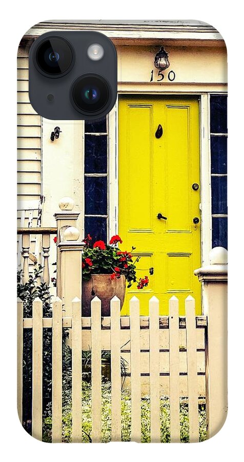  iPhone Case featuring the photograph Yellow Door by Kendall McKernon