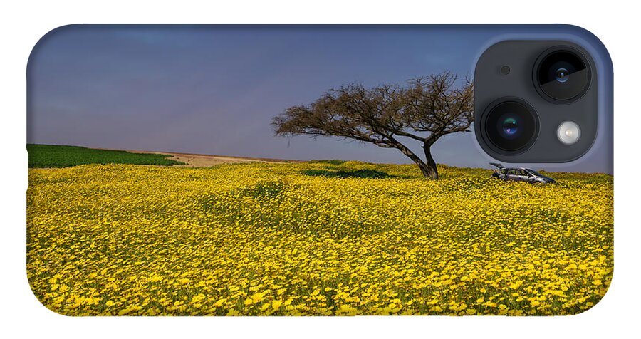 Spring iPhone 14 Case featuring the photograph Yellow Spring by Uri Baruch