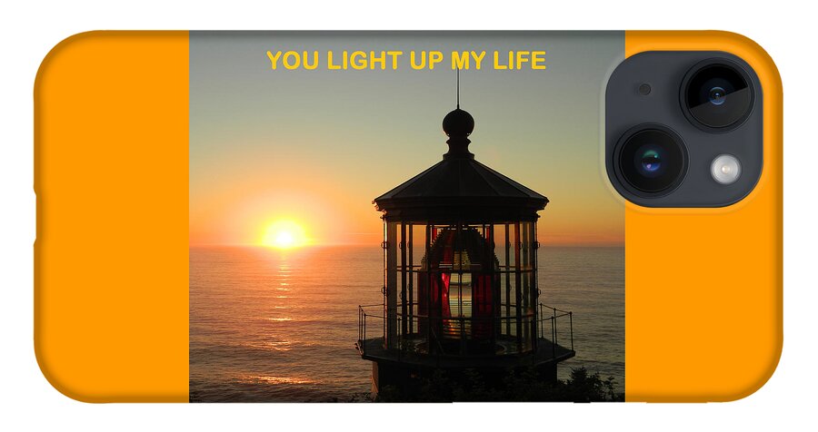 Cape Meares Lighthouse iPhone Case featuring the photograph You Light Up My Life by Gallery Of Hope 