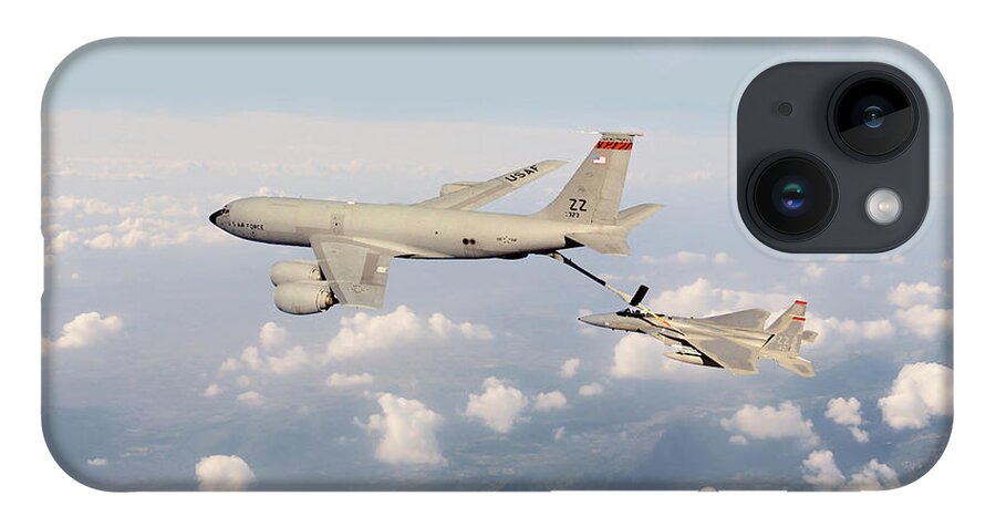 Kc-135 Stratotanker iPhone Case featuring the digital art Young Tigers by Airpower Art