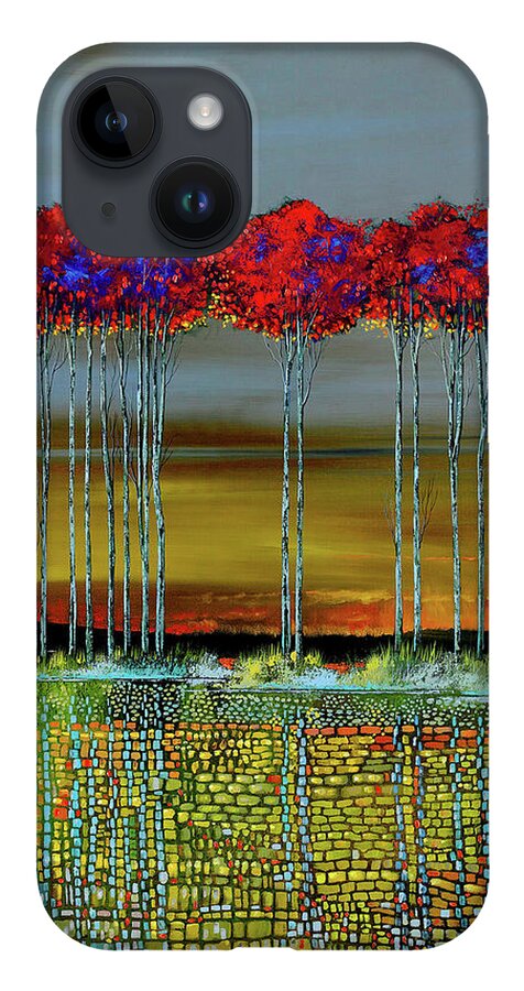 Ford Smith iPhone 14 Case featuring the painting Distant Memory by Ford Smith