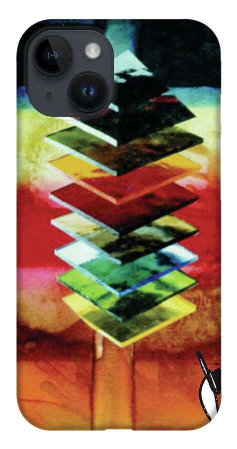  iPhone 14 Case featuring the digital art Glass #1 by Jimmy Williams