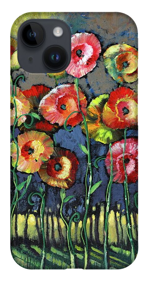 Floral iPhone 14 Case featuring the painting Good Cheer by Ford Smith