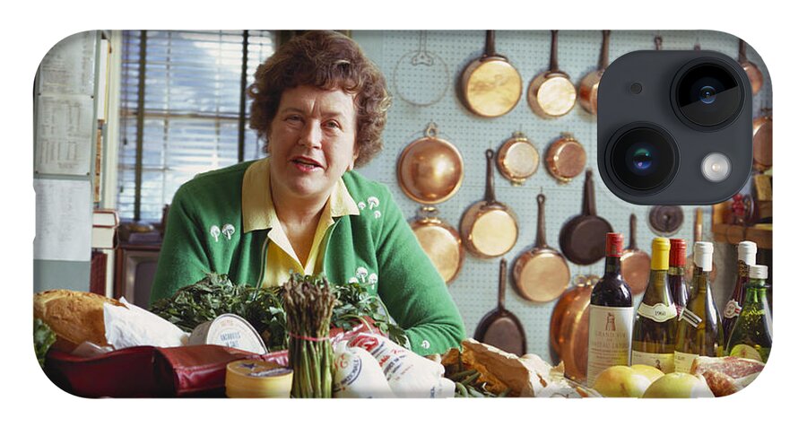 America iPhone 14 Case featuring the photograph Julia Child by Hans Namuth