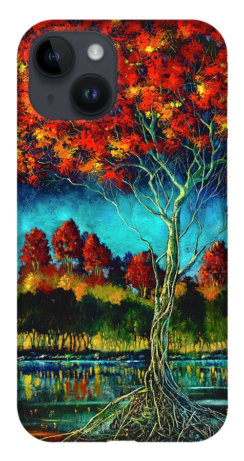 Ford Smith iPhone 14 Case featuring the painting Living Free by Ford Smith