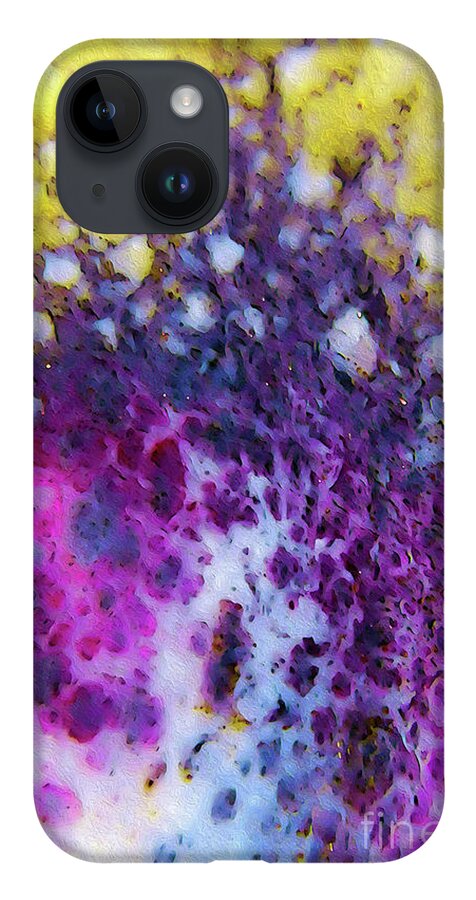 Purple iPhone 14 Case featuring the painting 1 Peter 2 9. A Royal Priesthood by Mark Lawrence