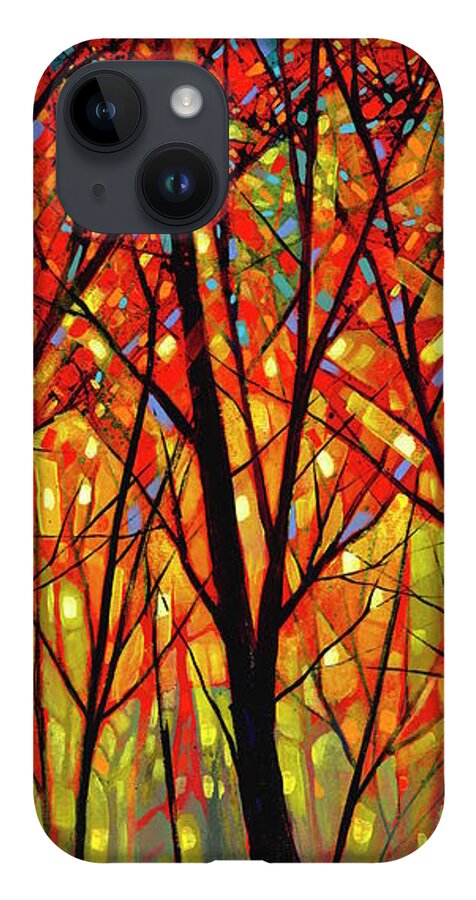 Ford Smith iPhone 14 Case featuring the painting Shards of September by Ford Smith