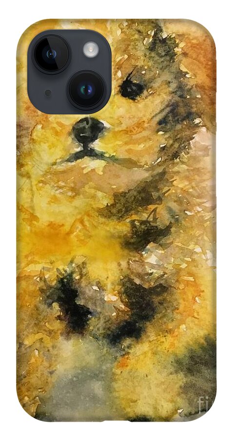 1092019 iPhone 14 Case featuring the painting 1092019 by Han in Huang wong