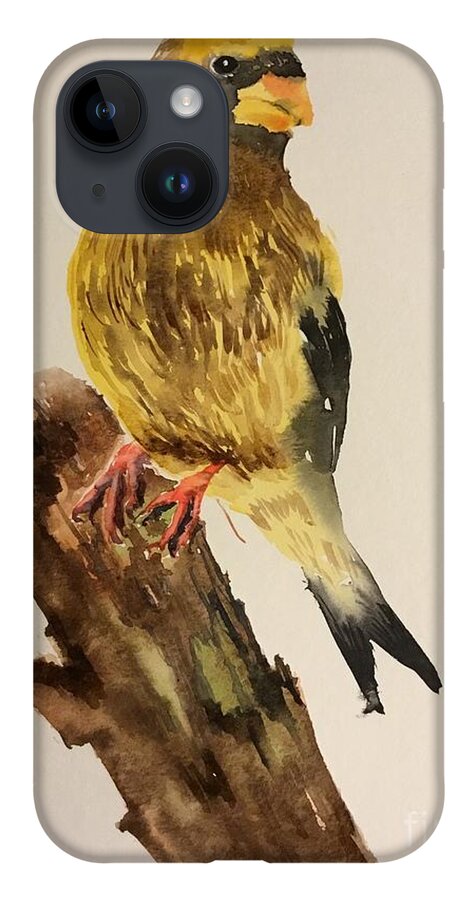 1412019 iPhone 14 Case featuring the painting 1412019 by Han in Huang wong