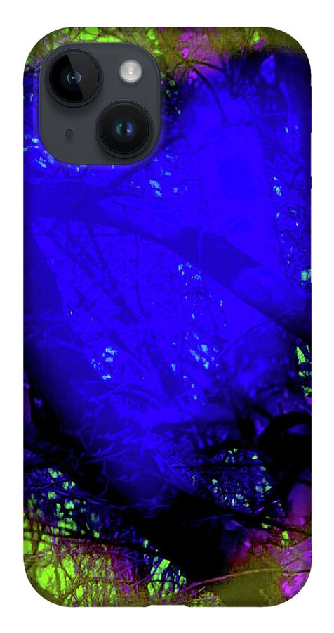 Walter Paul Bebirian iPhone 14 Case featuring the digital art 2-16-2009abcdefg by Walter Paul Bebirian