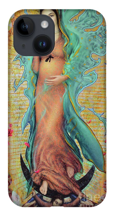 Mother iPhone Case featuring the painting Our Lady of Guadalupe by Smith Catholic Art