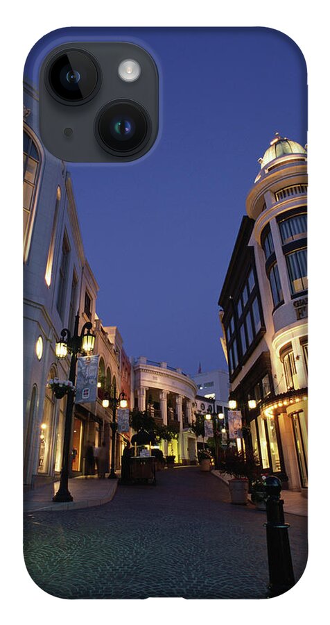 Rodeo Drive At Night, Shopping, Beverly Hills, Los Angeles