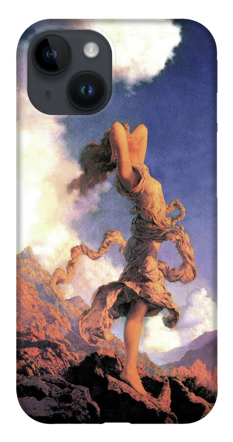 Clouds iPhone 14 Case featuring the painting Ecstasy by Maxfield Parrish