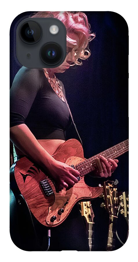 Samantha Fish With Guitars iPhone 14 Case featuring the photograph Samantha Fish #3 by Alan Goldberg
