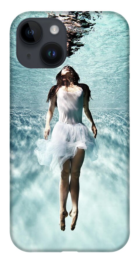 Ballet Dancer iPhone 14 Case featuring the photograph Underwater Ballet by Henrik Sorensen