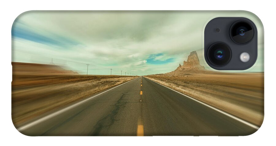 Arizona iPhone 14 Case featuring the photograph Arizona Desert Highway by Raul Rodriguez