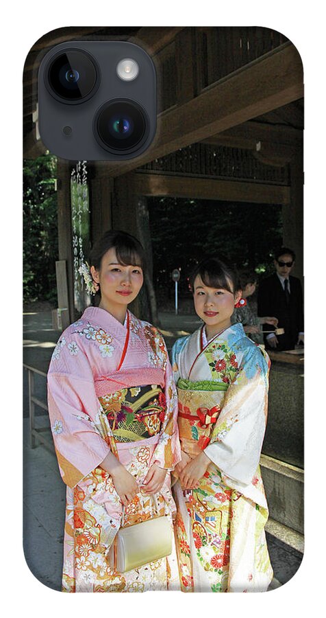 Meiji Jingu Shrine iPhone 14 Case featuring the photograph Meiji Jingu Shrine - Tokyo, Japan by Richard Krebs