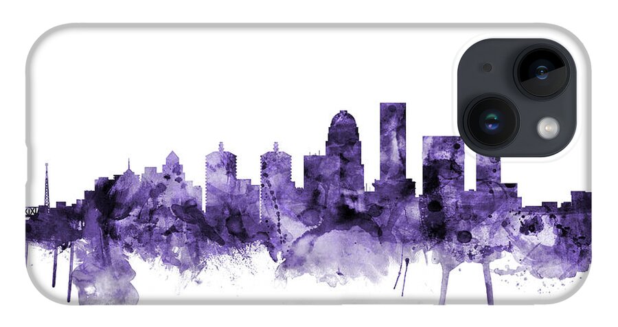 Louisville Kentucky City Skyline iPhone 14 Plus Case by Michael Tompsett -  Pixels