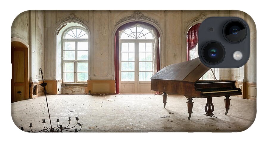 Urban iPhone Case featuring the photograph Abandoned Grand Piano by Roman Robroek