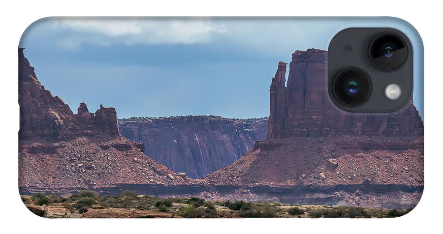 Utah iPhone 14 Case featuring the photograph Above the Canyon Rim by Jim Garrison