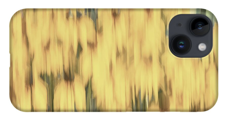 Sunflowers iPhone 14 Case featuring the photograph Abstract Rudbeckia 2018-2 by Thomas Young