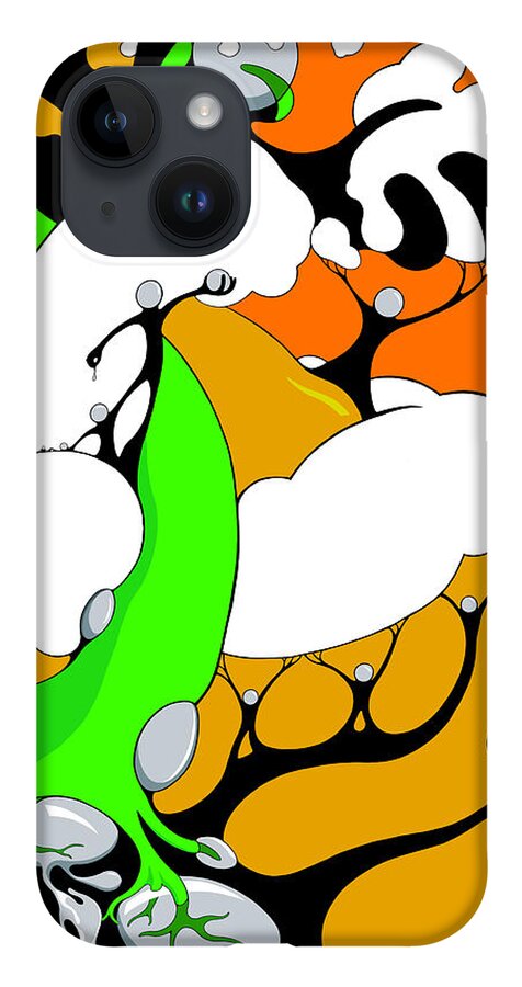 Clouds iPhone 14 Case featuring the drawing Activate by Craig Tilley