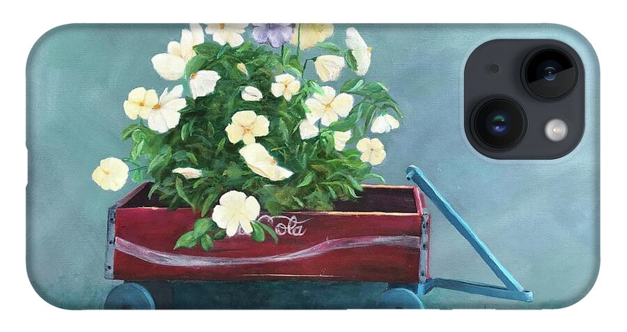 Flowers iPhone Case featuring the painting Against All Odds II by Deborah Naves