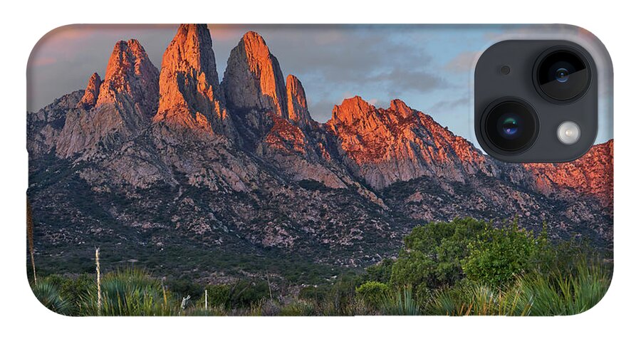 00557650 iPhone Case featuring the photograph Organ Moutains, Aguirre Spring by Tim Fitzharris