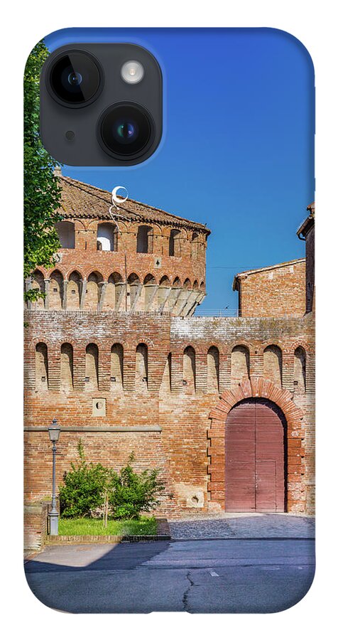 Italy iPhone 14 Case featuring the photograph Alley To Medieval Fortress by Vivida Photo PC
