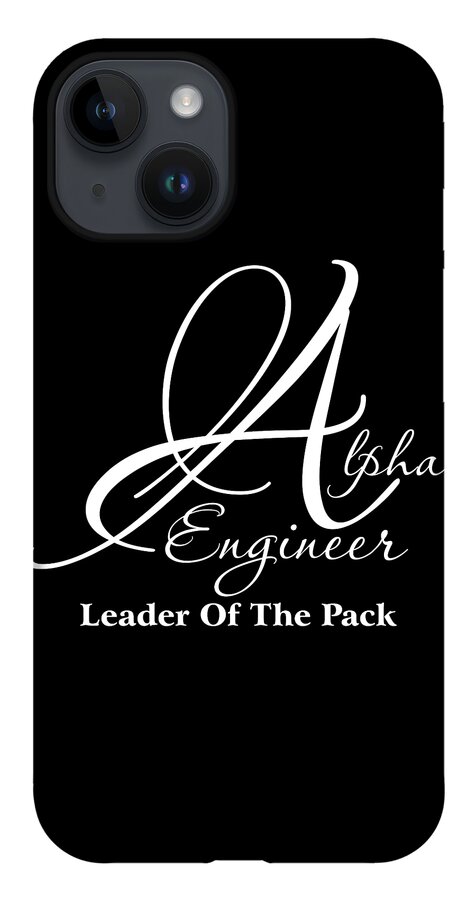 Alpha iPhone 14 Case featuring the digital art Alpha Engineer by Rolando Burbon