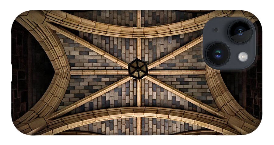 Berry College iPhone 14 Case featuring the photograph Arched Ceiling Detail by Doug Sturgess