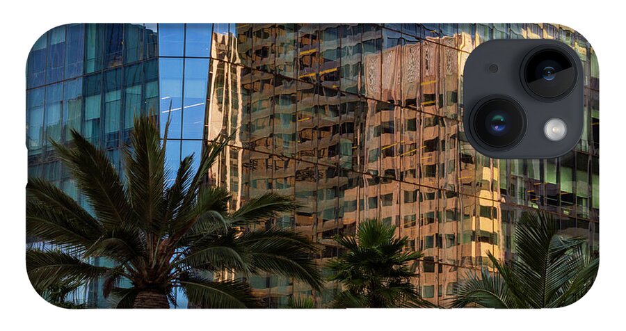 Architectural Reflections iPhone 14 Case featuring the photograph Architectural Reflections by Bonnie Follett