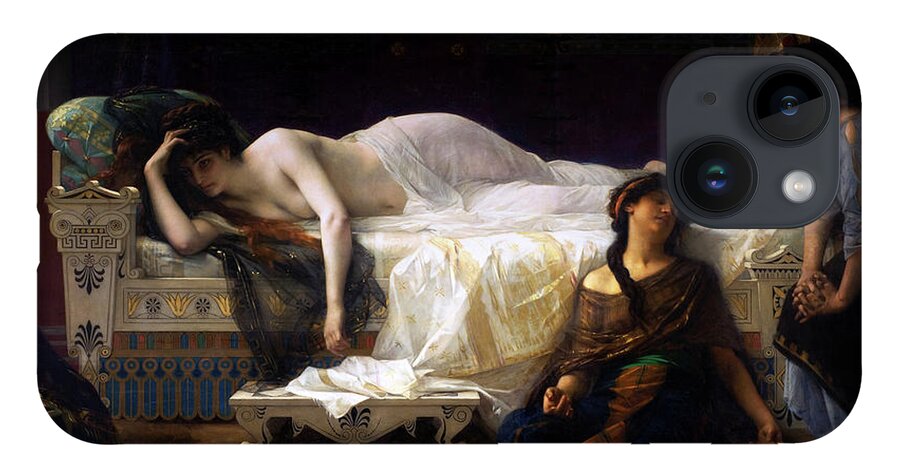 Phèdre iPhone 14 Case featuring the digital art Phedre by Alexandre Cabanel by Rolando Burbon