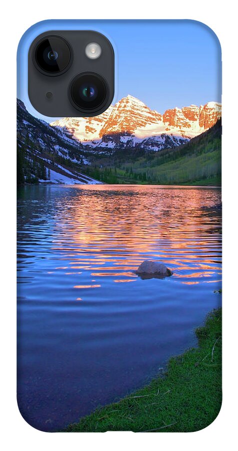 Scenics iPhone Case featuring the photograph Aspen, Colorados Maroon Bells. Sunrise by Kokophoto