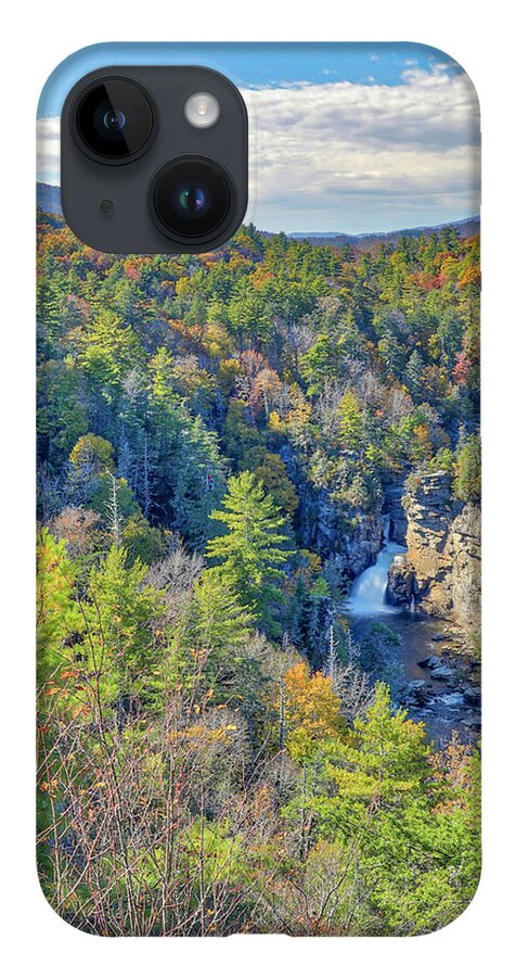 Color iPhone 14 Case featuring the photograph Autumn at Linville Falls by Nunweiler Photography