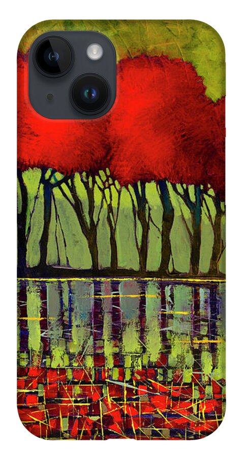 Ford Smith iPhone 14 Case featuring the painting Autumn Jewels by Ford Smith