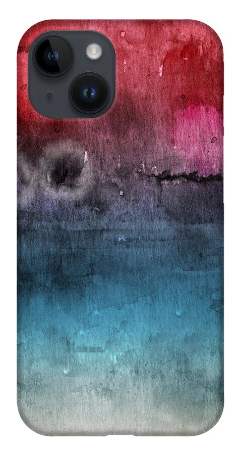 Abstract iPhone 14 Case featuring the painting Awakened 4- Abstract Art by Linda Woods by Linda Woods