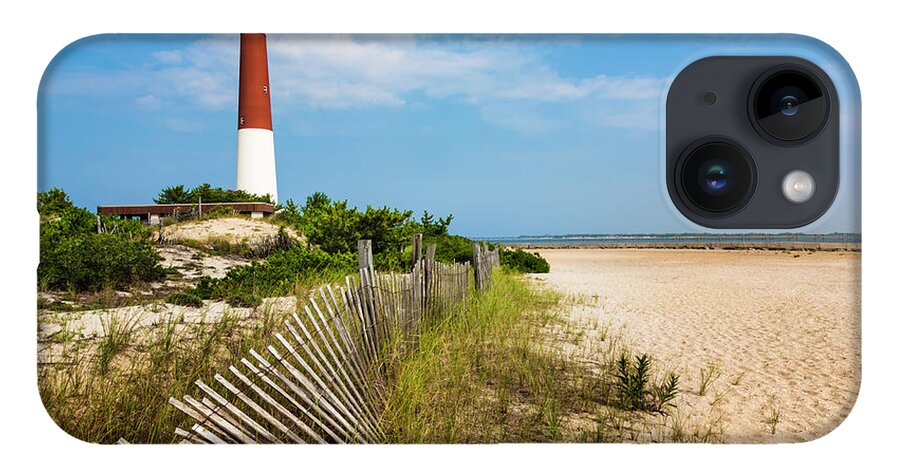Water's Edge iPhone Case featuring the photograph Barnegat Lighthouse, Sand, Beach, Dune by Dszc