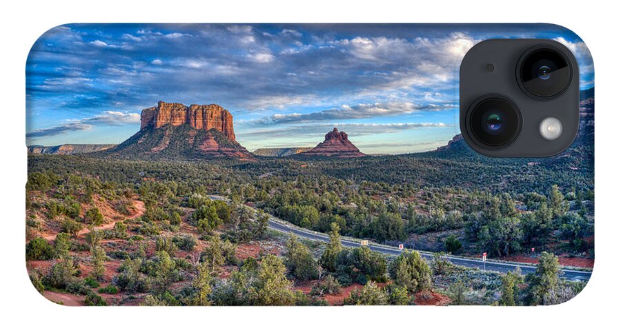 Sky iPhone 14 Case featuring the photograph Bell Rock Scenic View Sedona by Anthony Giammarino