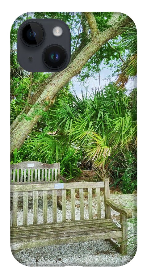 Bench iPhone 14 Case featuring the photograph Bench View by Portia Olaughlin