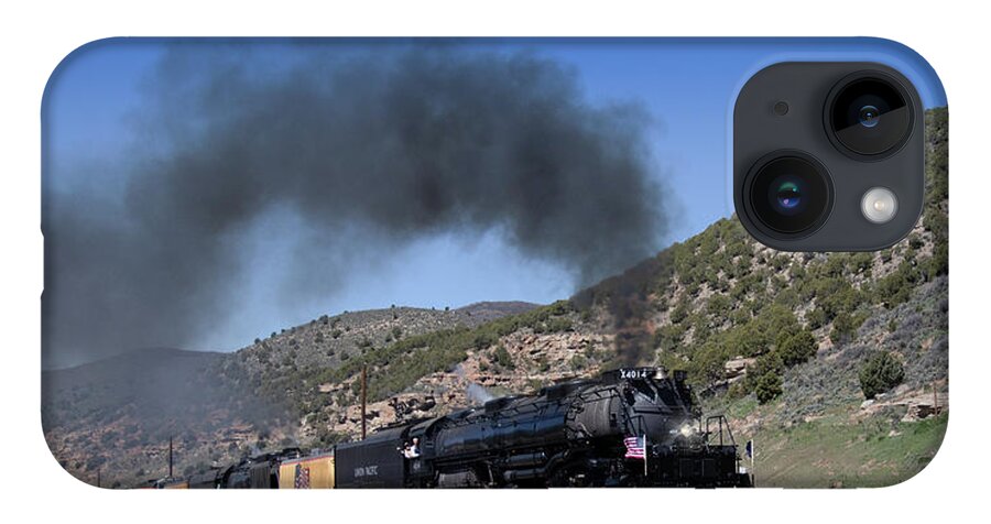 Train iPhone 14 Case featuring the photograph Big Boy at Echo Canyon by Laura Terriere