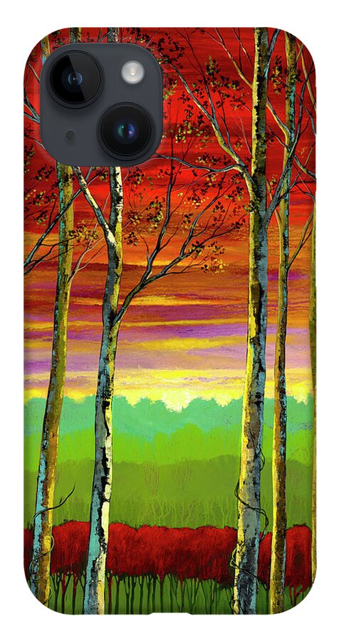 Ford Smith iPhone 14 Case featuring the painting Blissfully Aware by Ford Smith