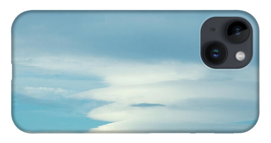  iPhone 14 Case featuring the photograph Blue and white clouds by Kathleen Gauthier