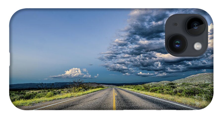 Big Bend iPhone 14 Case featuring the photograph Blue Highway by David Downs