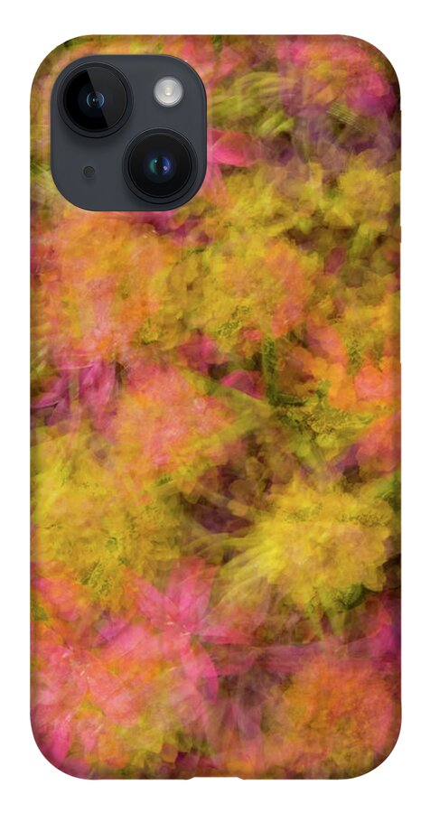 Abstract iPhone 14 Case featuring the photograph Bouquet of Flowers by Minnie Gallman