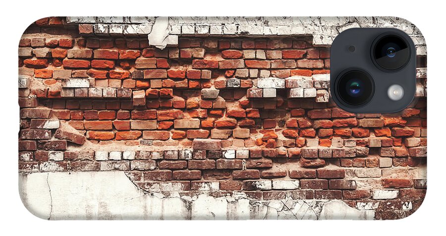 Tranquility iPhone Case featuring the photograph Brick Wall Falling Apart by Ty Alexander Photography