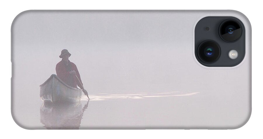 Canoe iPhone 14 Case featuring the photograph Canadian Morning by Minnie Gallman