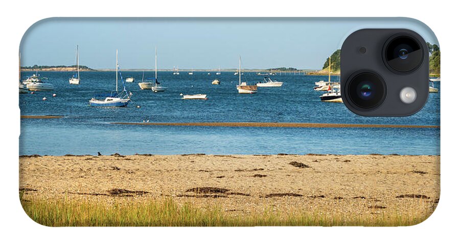 Estock iPhone 14 Case featuring the digital art Chatham Beach, Cape Cod, Ma by Laura Zeid